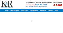 Desktop Screenshot of mykidslawyer.com